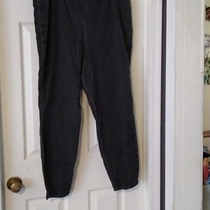 Black Denim - Elastic Waist